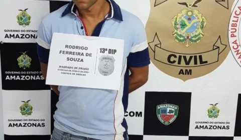Polícia prende homem por tráfico de drogas na zona norte