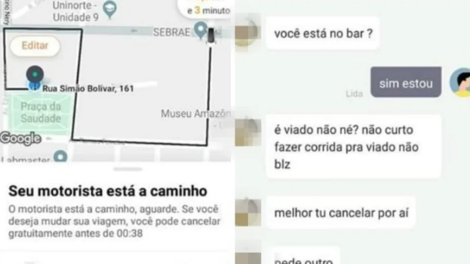 Motorista de Aplicativo é denunciado após negar corrida a cliente homossexual