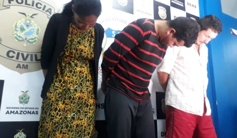 Polícia prende trio envolvido em homicídio na zona norte de Manaus