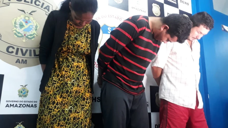 Polícia prende trio envolvido em homicídio na zona norte de Manaus