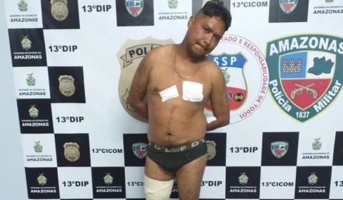 Homem esfaqueia esposa e é preso por tentativa de feminicídio em Manaus