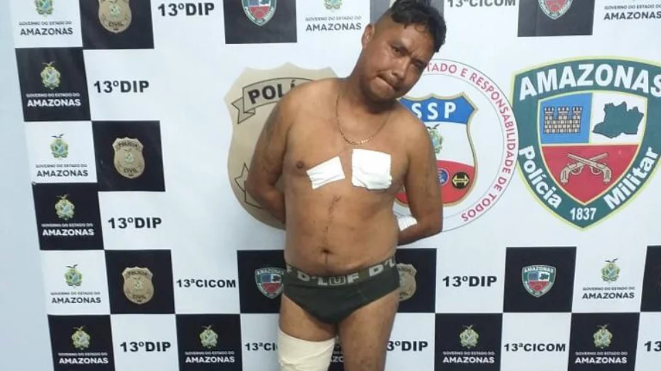 Homem esfaqueia esposa e é preso por tentativa de feminicídio em Manaus