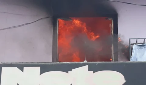 Incêndio em residência na Alameda Cosme Ferreira