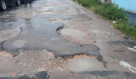 Ruas do Conjunto Osvaldo Frota ficam intransitáveis em dia de chuva