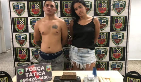 Casal que comandava tráfico de drogas é preso no São Jorge