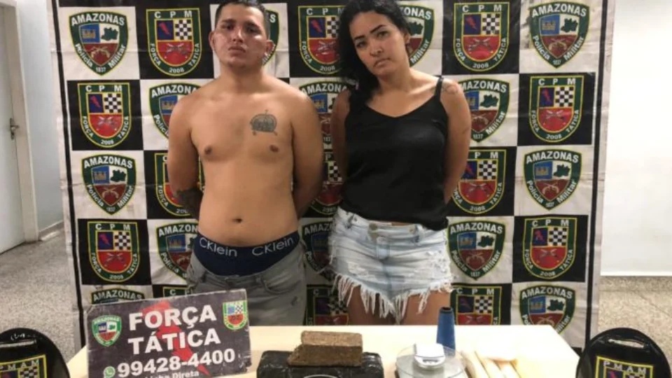 Casal que comandava tráfico de drogas é preso no São Jorge