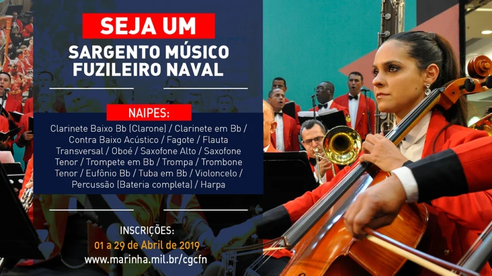 Marinha abre concurso para sargento músico naval; confira