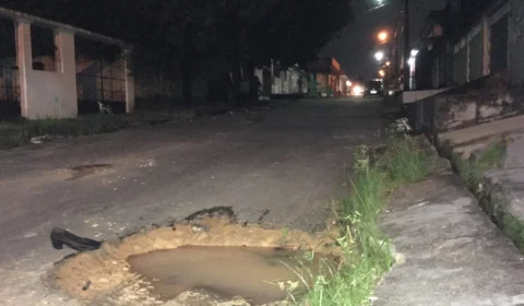 Falta de segurança e rua cheia de buracos afetam moradores do Cidade Nova