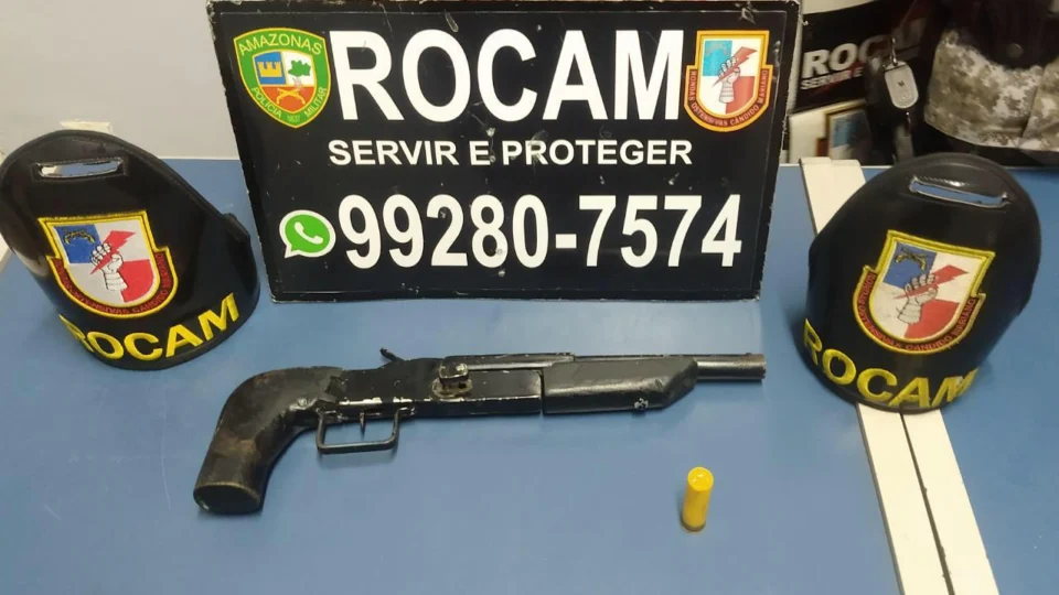 Jovem é preso com arma de fogo no Parque Eduardo Braga