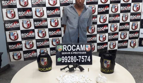 Durante denúncia jovem é preso com arma e drogas no Grande Vitória