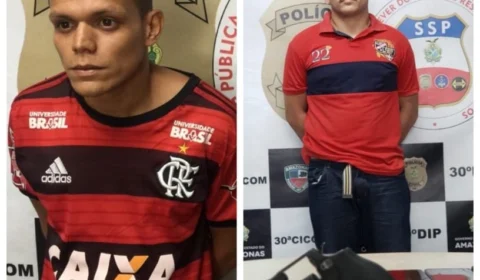 Dupla é presa suspeita de fazer arrastões nas zonas norte e leste de Manaus