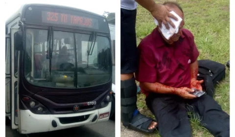 Ônibus da linha 325 é assaltado na estrada do aeroporto em Manaus