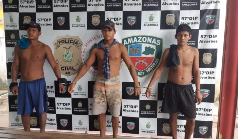 Trio é preso após roubar e torturar um idoso no interior do AM