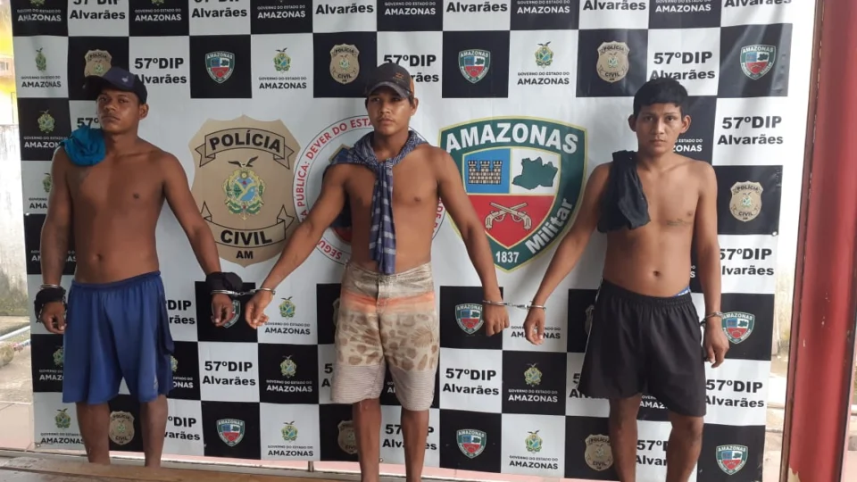 Trio é preso após roubar e torturar um idoso no interior do AM