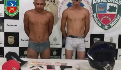 Jovens são presos com arma, drogas e dinheiro em Parintins