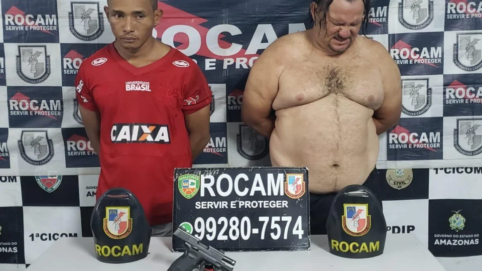Rocam detém dupla que participou de furto em loja de móveis no Educandos