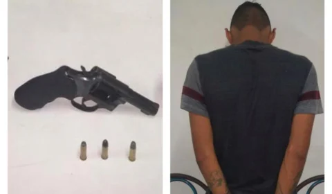 Vulgo “Flamenguinho” é detido com arma de fogo no Santa Etelvina