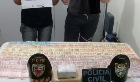 Pai e filho são presos suspeitos por tráfico de drogas no interior do AM
