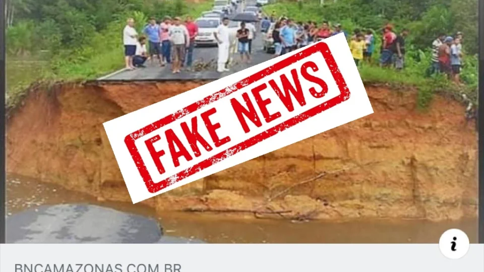 Governo diz que é falsa a informação de que rodovia desabou