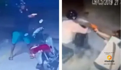 Assaltante se vinga de frentista que jogou jato de gasolina contra bandido em Parintins