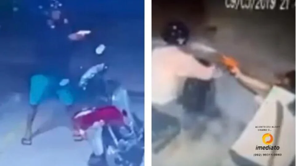 Assaltante se vinga de frentista que jogou jato de gasolina contra bandido em Parintins