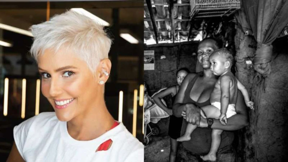 Débora Secco presenteia família carente com casa nova no sertão da Bahia