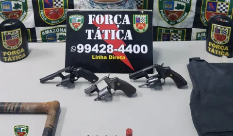 Mulher é presa em posse de 4 armas na Zona Norte de Manaus