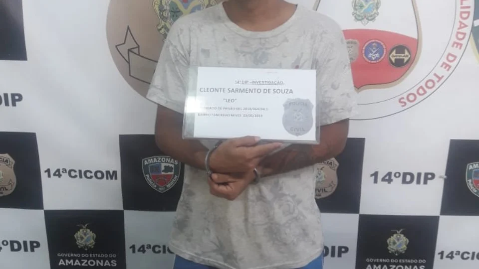 Homem condenado por roubo cometido em 2015 é preso em Manaus