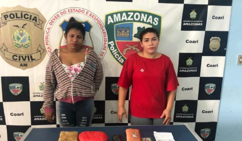 Dupla é presa com 2 kg de pasta-base de cocaína no Porto de Coari