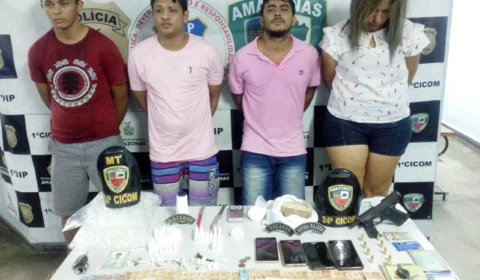 Quadrilha é presa suspeita de envolvimento em duplo homicídio em Manaus