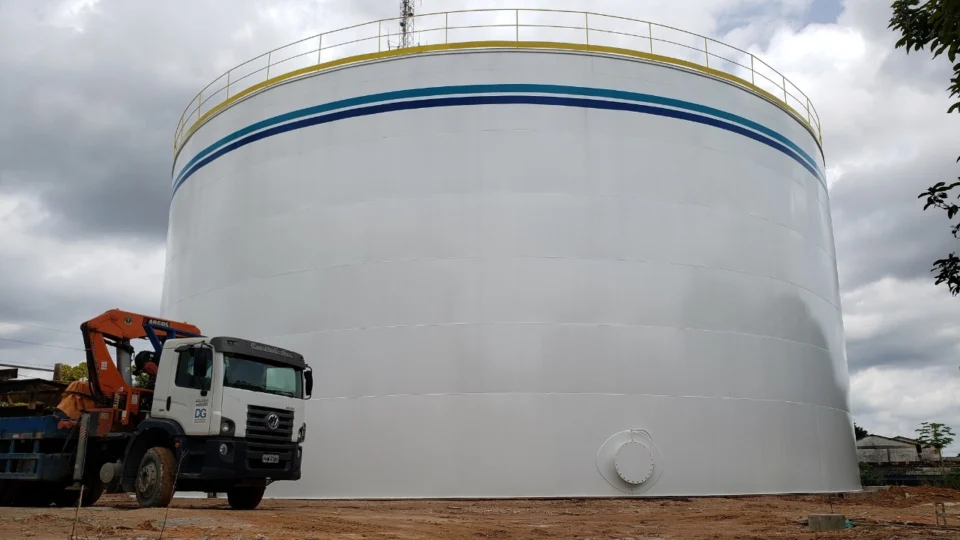 Reservatório de água tradada na Cidade Nova terá ligação com o sistema de abastecimento