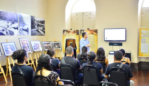 Alunos de fotografia do Cetam participam de oficina em Manaus