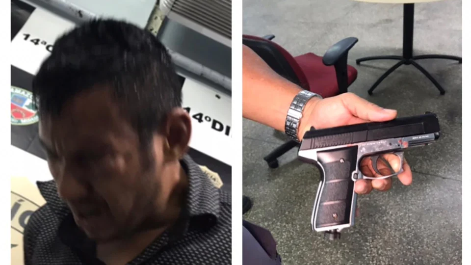 Após realizar assalto bandido correr para o Hospital Plantão Araújo e acaba preso