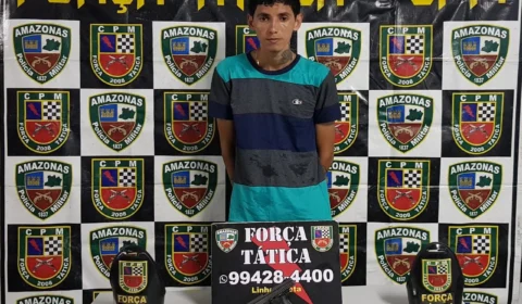 Homem com tornozeleira eletrônica é preso durante a madrugada portando arma