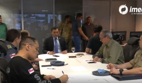Wilson Lima se reúne com cúpula de Segurança e vistoria unidades prisionais