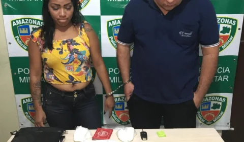 Casal é preso com drogas no bairro Nova Cidade