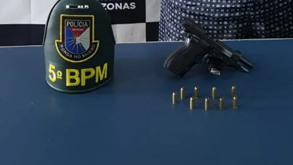 Foragido da justiça foi detido em posse de uma pistola no município de Coari