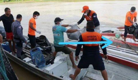 Três copos de vítimas do naufrágio em Carauari são resgatados no AM