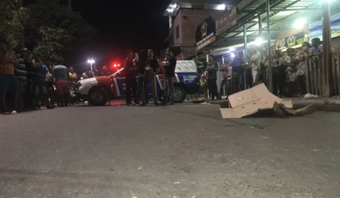 Vídeo – Veja o momento em que assaltante é executado por justiceiro no Jorge Teixeira