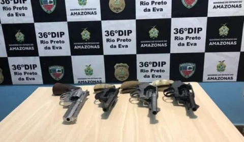 Quadrilha é detida por suspeita de desviar armas apreendidas do Fórum de Rio Preto da Eva