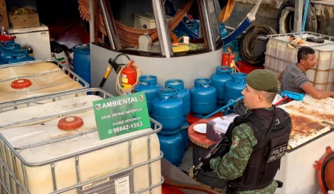 Mais de 70 mil litros de combustível irregular são apreendidos pelo Batalhão Ambiental e Ipaam
