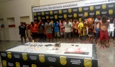Operação Imperium resulta em 60 presos e 5 adolescentes apreendidos em Manaus