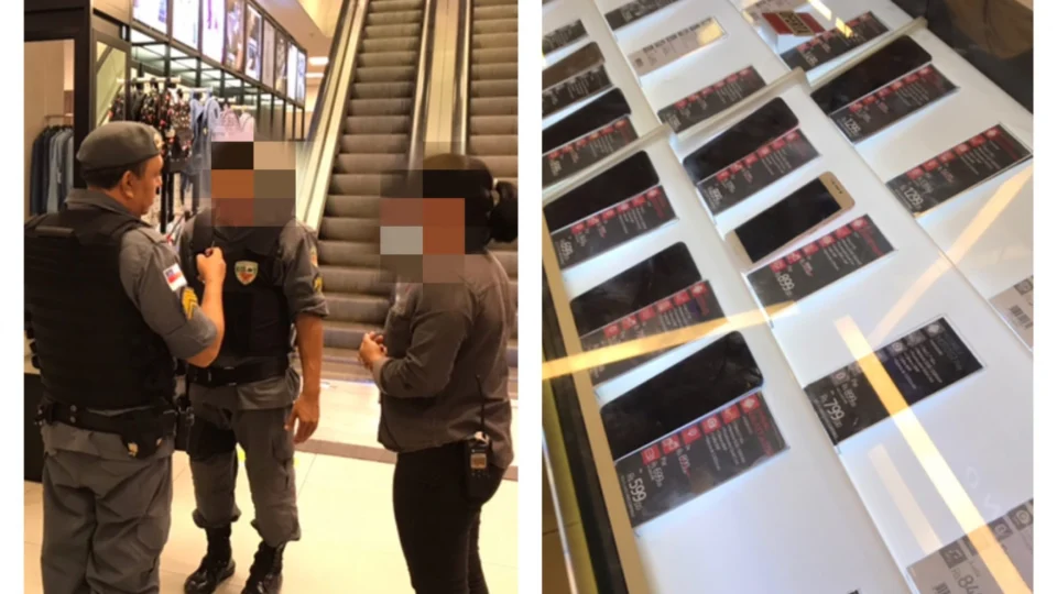 Bandidos invadem shopping na Cidade Nova e levam 20 celulares – Os funcionários ficaram apavorados