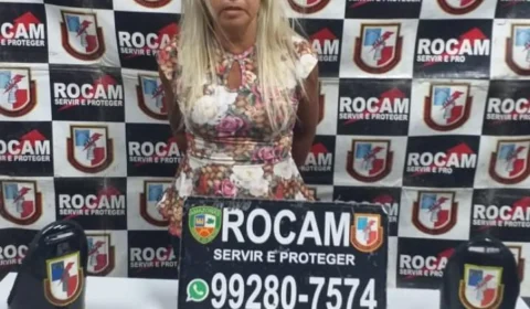 Rocam prende loira do crime com drogas no conjunto Eliza Miranda