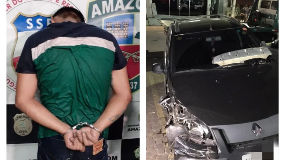 Perseguição termina com assaltante preso e carro roubado recuperado na Betânia