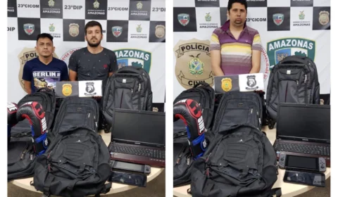 Homens são presos após furtarem diversos carros em Manaus com o dispositivo “Chapolin”