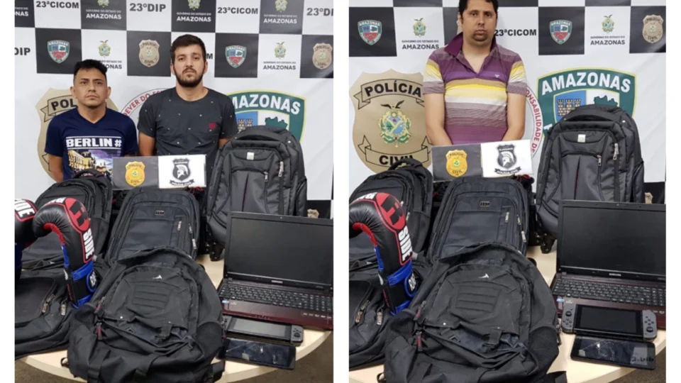 Homens são presos após furtarem diversos carros em Manaus com o dispositivo “Chapolin”