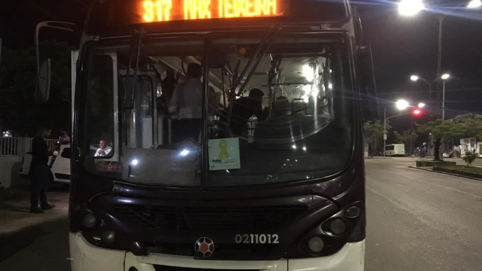 Bandidos aterrorizam passageiros da linha 317 na Cidade Nova e levam todos os pertences das vítimas