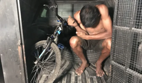 Após furtar bicicleta, jovem é capturado e acaba sendo espancado no Terra Nova