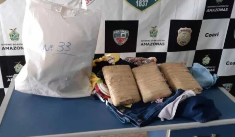 Bagagem com entorpecentes abandonada em embarcação é apreendida no AM